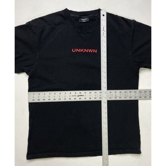 UNKNWN Core Graphic T-shirt Men Large Black Short Sleeve - Picture 5 of 5